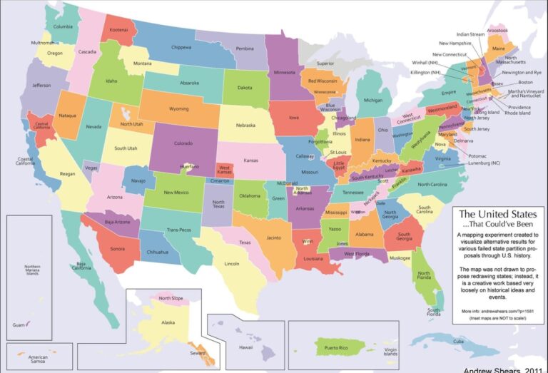 The 124 United States That Could’ve Been
